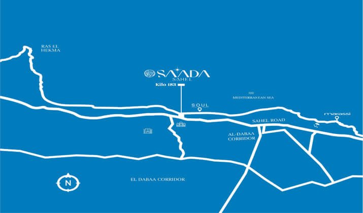 Saada Sahel North Coast Location